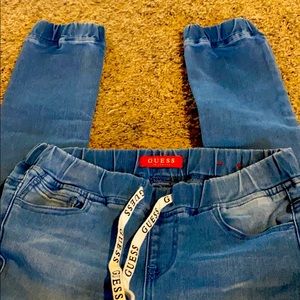 Guess denim joggers